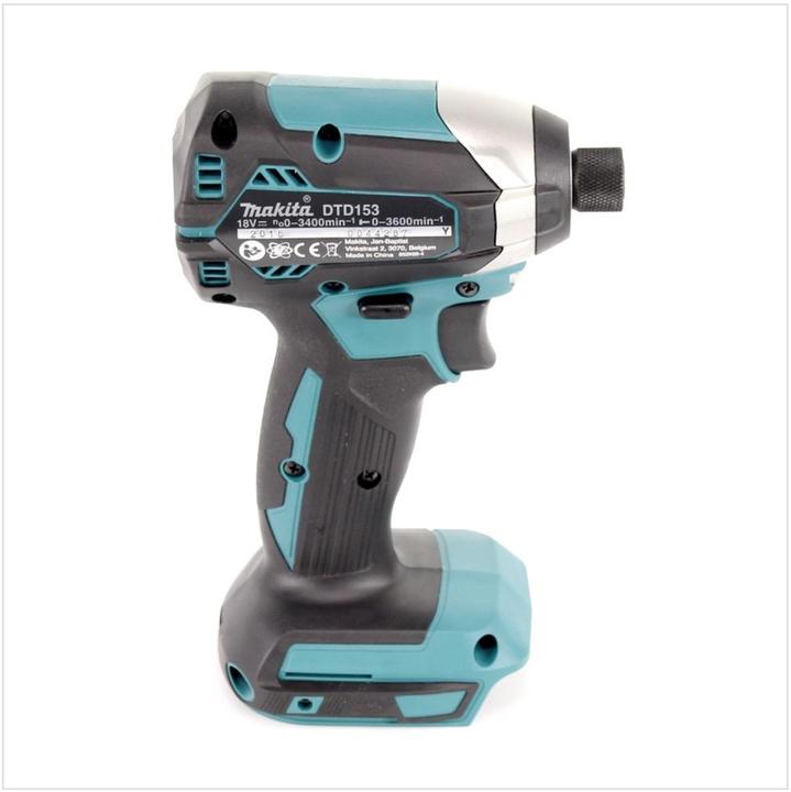 Actual product image Makita DTD 153 ZJ 18 V Battery Brushless Impact Wrench Solo in Makpac - without battery, without charger