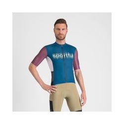 Sportful, Herren, Velotrikot, Supergiara Logo Jersey (M), Blau, M