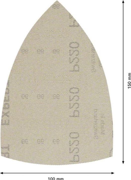 Produktbild Bosch Professional Zubehör EXPERT M480 Schleifnetz für Multischleifer 100 x 150 mm, G 220, 10-tlg. (220)