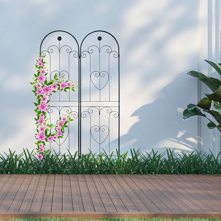 Actual product image Relaxdays Garden Trellis Set of 2 (1.50 cm, 50 cm)