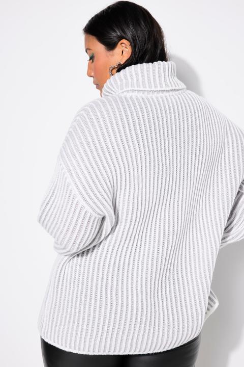 Produktbild Studio Untold Rollkragenpullover, oversized, Streifen (42, 44)