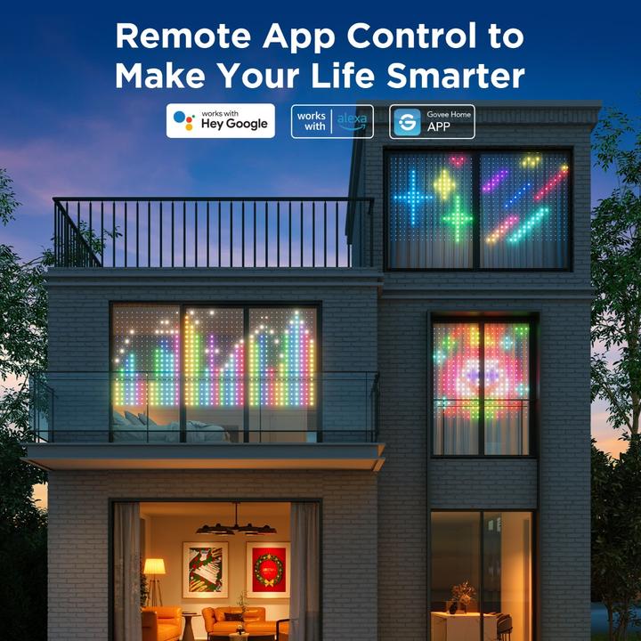 Actual product image Govee Curtain Light (RGBIC, 150 cm, Indoor)