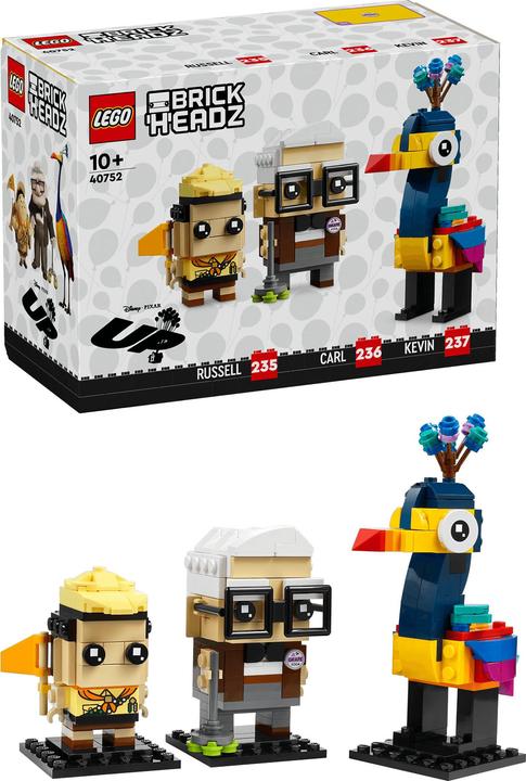 Produktbild LEGO Disney Carl, Russell und Kevin (40752, LEGO Brickheadz)