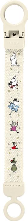 Actual product image Bibs - x Moomins Pacifier Clip Loop - Ivory - Onesize