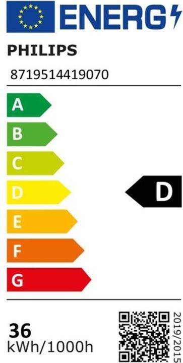 Energie-Label Philips LED-Tube (G5, 36 W, 5600 lm, 10 x, D)