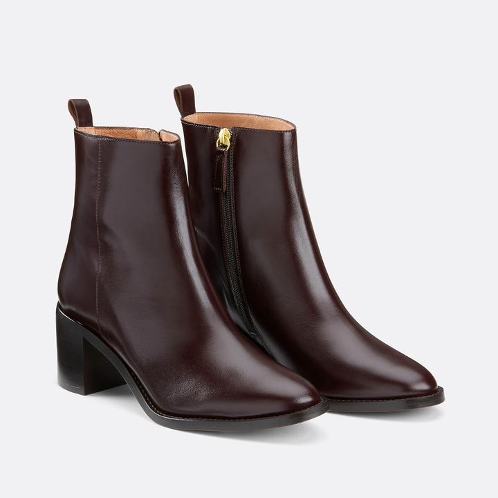 Actual product image La Redoute Collections Leather boots (38)