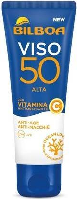 Actual product image Bilboa Face Sunscreen with High Protection SPF 50 Cream with Vitamin C Light Texture Anti-Aging and (Sun cream face, SPF 50, 50 ml, 440 g)