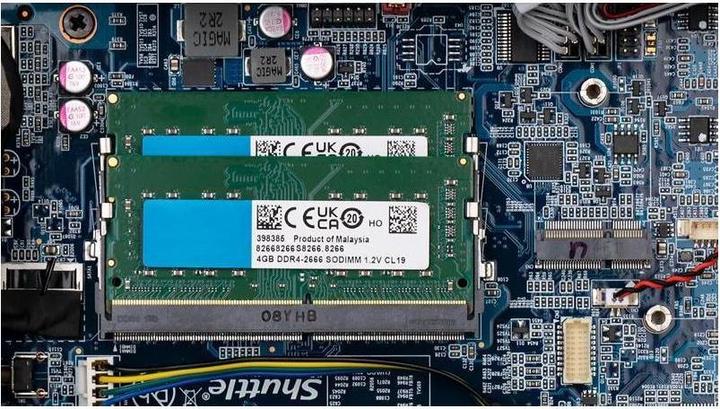 Produktbild Shuttle Barebone XPC slim DH32U Intel Pentium Gold 7505 2x32GB DDR4-3200 2xSODIMM 4xUSB 3.2 4xHDMI noOS (Intel Pentium Gold 7505)