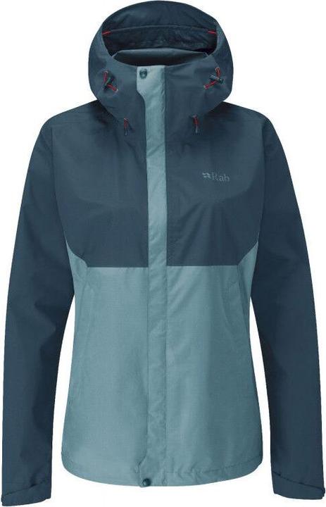 Produktbild Rab Kurtka damska Downpour Eco Jacket Wmns Orion Blue/Citadel r. M (QWG-83) (M)