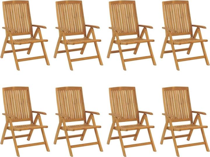 Produktbild vidaXL verstellbarer Gartenstuhl