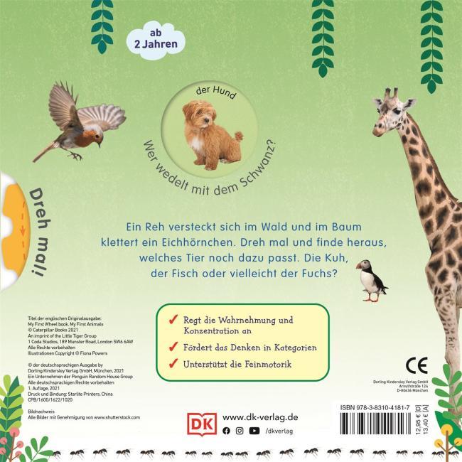 Thumbnail - Erstes Lernen Drehen. So viele Tiere, Kinderbücher von Dorling Kindersley Verlag