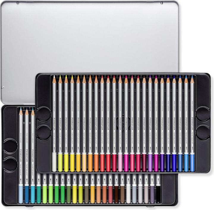 Actual product image Staedtler karat aquarell 125 Watercolour pencils (Assorted colours, 48 x)
