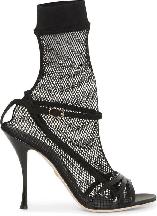 Actual product image Dolce & Gabbana Fishnet Sandals (38.5)