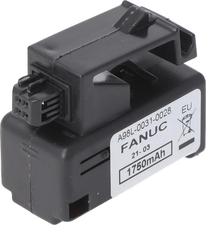 AccuCell Batterie für GE FANUC A98L-0031-0028 Batterie A02B-0323-K102 (1 Stk., Gerätespezifisch, 1750 mAh)