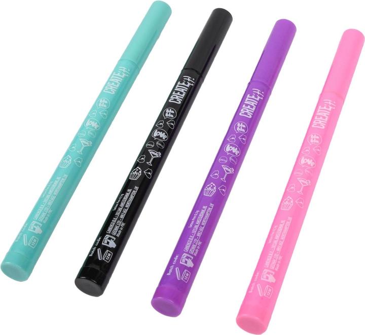 Image du produit Canenco Stylo de tatouage Create It! avec pochoirs, 4p.