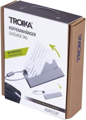 Immagine prodotto Troika Etichetta per bagagli con campo per l'indirizzo (Serrature e rimorchi)