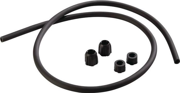 Actual product image Mesto Spare hose D 8, PVC with 2 union nuts Length 1.3 m black