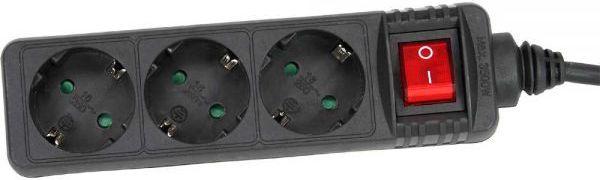 Actual product image InLine Power strip (3x, CEE 7/3, 3 m)