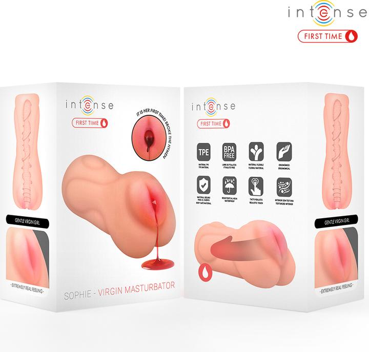 Actual product image Intense First Time - Sophie Jungfrau Masturbator Mit Blutung