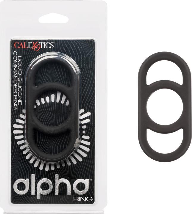 Produktbild CalExotics Alpha™ Liquid Silicone Commander Ring - Black (3.18 cm)