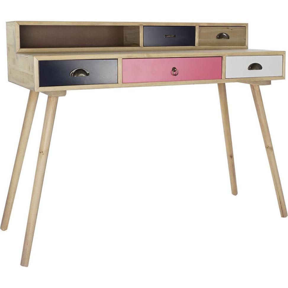 DKD Home Decor, Scrivania, Desk MDF Wood (120 x 50 x 98.5 cm)