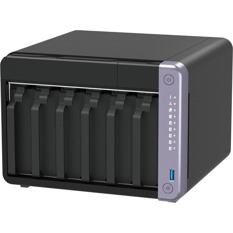 QNAP 6-bay 3.5" desktop NAS AL524 4C 2.0GHz, NAS, Schwarz