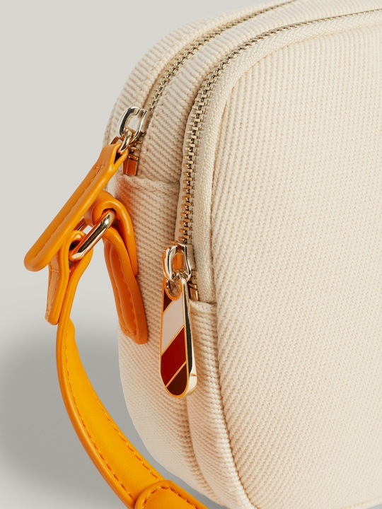 Produktbild Tommy Hilfiger Umhängetasche Canvas Crossover - Beige und Orange