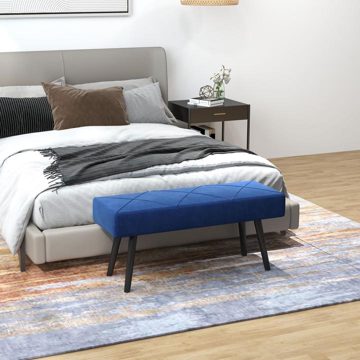Immagine prodotto Homcom Sitzbank Polyester, Stahl Blau
