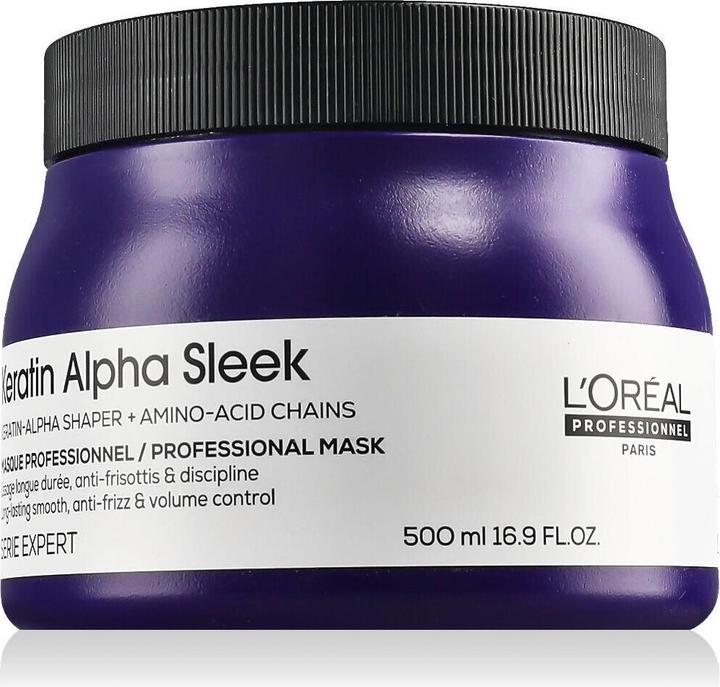 Image du produit L'Oréal Paris L'Oreal Alpha Sleek Keratin Mask 500ml (500 ml)