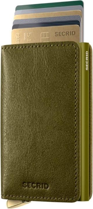 Actual product image Secrid Slimwallet Basco Olive