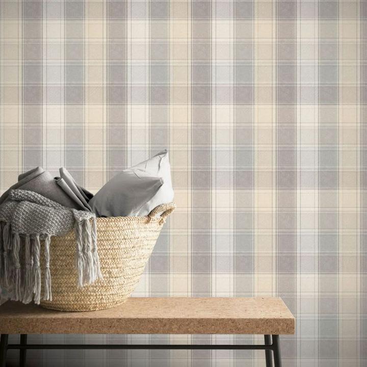 Actual product image Arthouse Wallpaper Country Checkered (53 x 1000 cm)