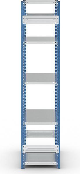 Actual product image eurokraft pro Shelf plug-in rack, blue / galvanized