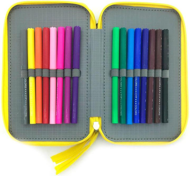 Produktbild CyP Brands Bluey Leaves triple pencil case
