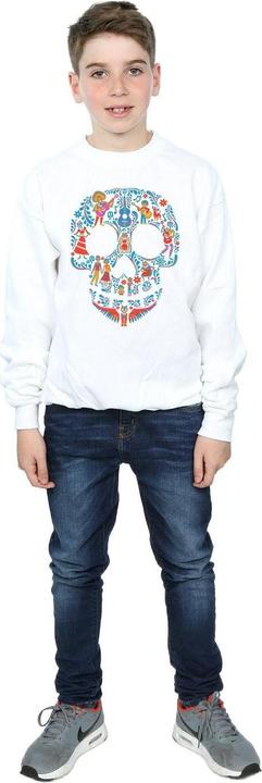Actual product image Disney Boys Coco Skull Pattern Sweatshirt (128)