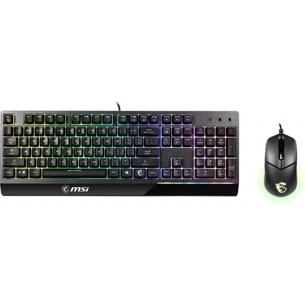 MSI Vigor GK30 Combo (Germania, Cablato), Tastiera, Nero