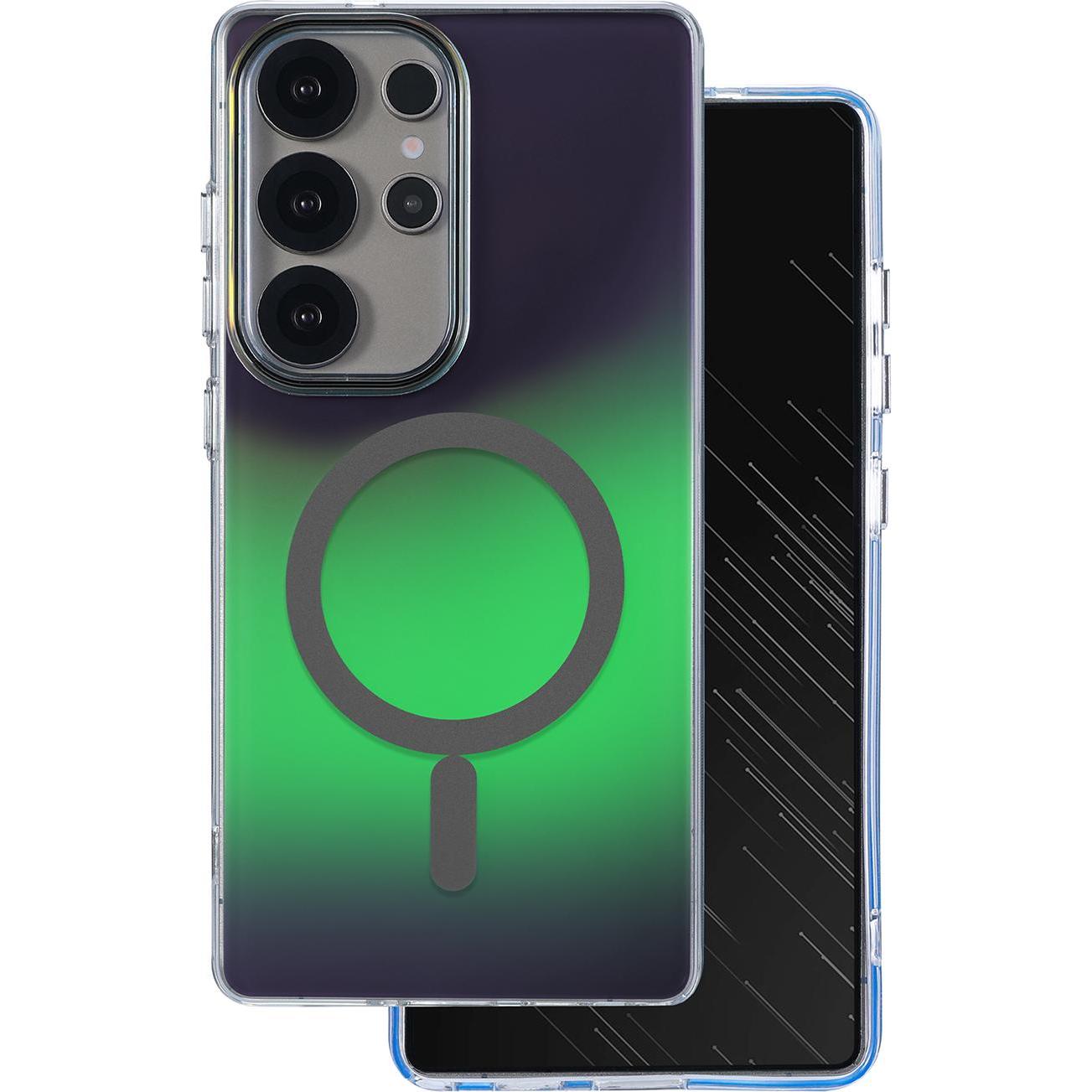 Tecto Shield Aurora case for Samsung Galaxy S25 Ultra grey (Samsung Galaxy S25 Ultra), Cover smartphone, Grigio