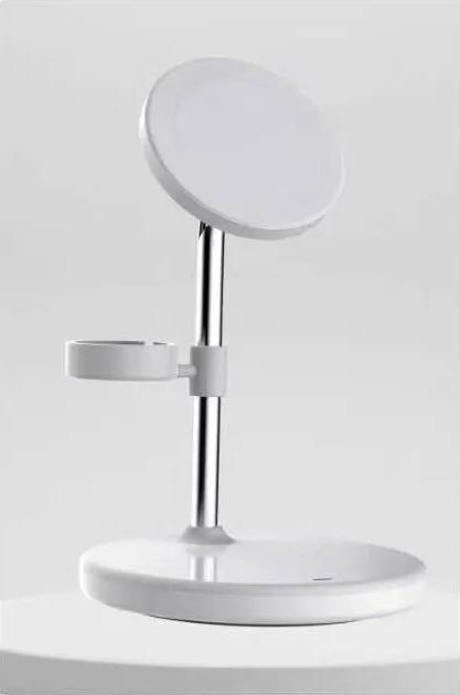 Immagine prodotto SBS Stazione di ricarica induttiva 3-in-1 Puro MagSafe bianca (15 W)