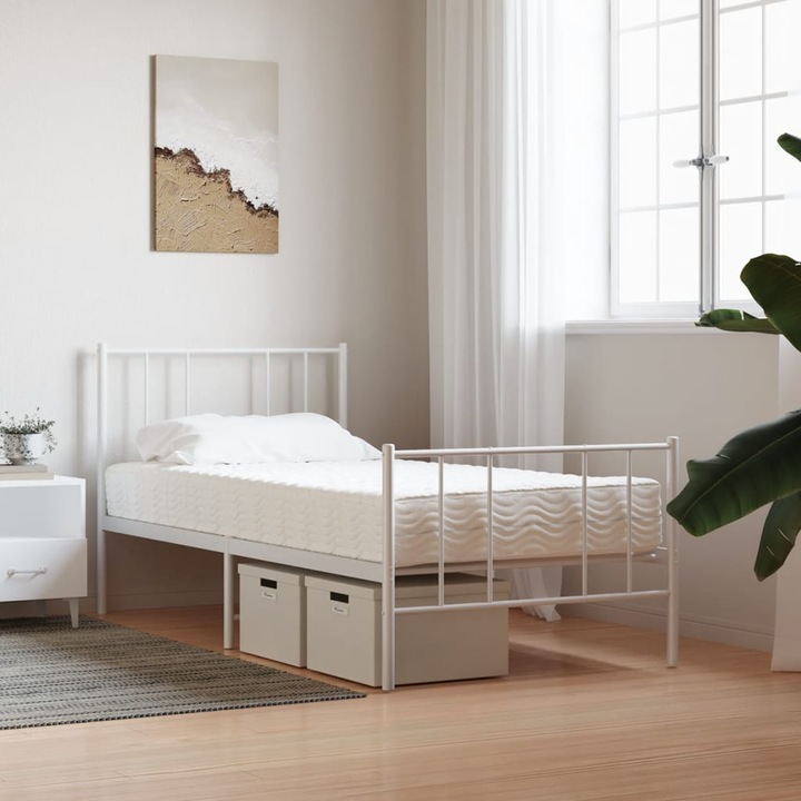 Actual product image VidaXL Schaumstoffmatratze 90 x 220 cm Härtegrad H2 H3 (90 x 220 cm, Foam core)