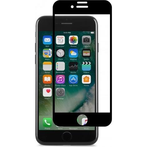 Moshi IonGlass (1 Stück, Apple iPhone 7), Smartphone Schutzfolie, Schwarz