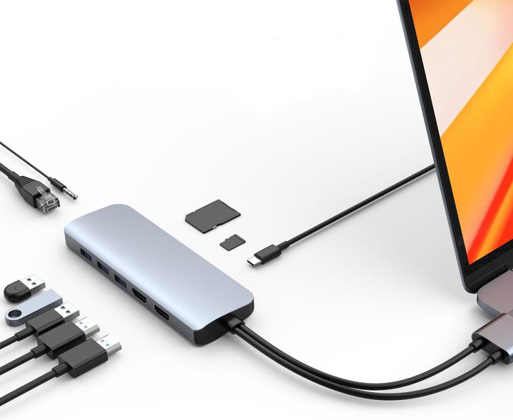 Produktbild Hyperdrive Viper 10 in 2 (USB-C, 10 Ports)