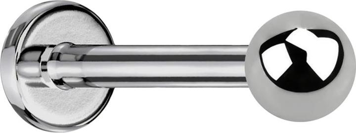 Image du produit Star Piercing Labret argent avec boule (sans laiton, Titane)