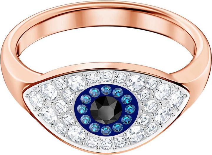 Swarovski Duo Evil Eye Ring 58 (58, 925 Silber)