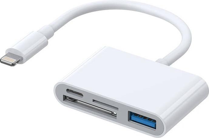 Produktbild Joyroom Lightning to USB OTG Card Reader (Lightning, USB-A, USB Typ C, SD Karte)