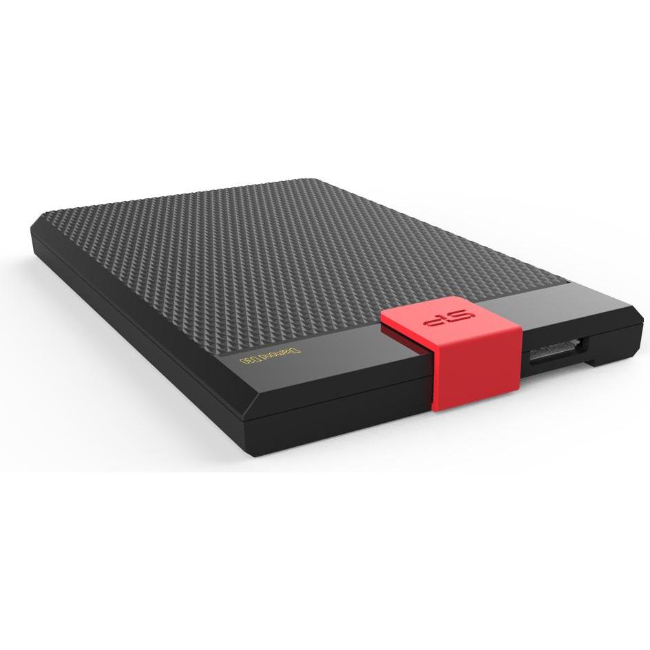 Silicon Power Diamond D30 - Festplatte - 1 TB - extern (tragbar) (1 TB), Externe Festplatte, Schwarz