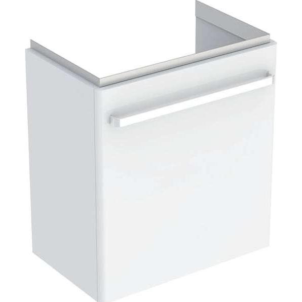 Geberit, Waschbeckenunterschrank, Renova Compact wastafelonderbouwkast 1 deur 55x60.4x36.7cm wit (39 x 59.5 x 66 cm)