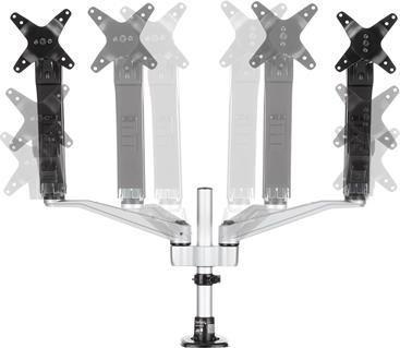 Produktbild StarTech Dual Monitor Mount - Stackable (Tisch, 30")