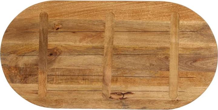Produktbild VidaXL Tischplatte Holzplatte Massivholzplatte 120x60x2,5cm Oval Mangoholz (120 x 60 x 2.5 cm)