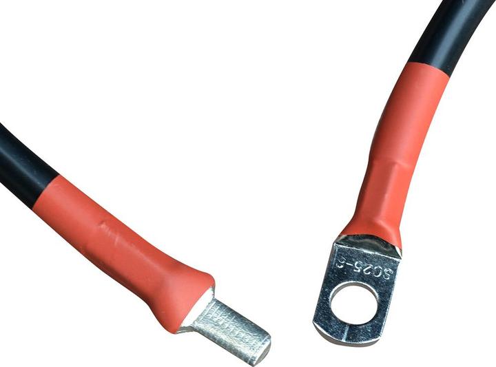 Actual product image Enjoy solar Battery cable with high-load fuse holder 1m 35mm², battery to charge controller (Solar cable)