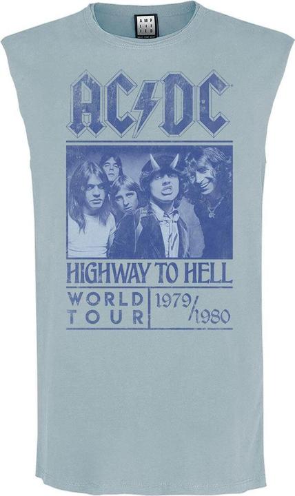 Actual product image Amplified Unisex Adult Highway To Hell AC/DC Tank Top (L)