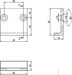 Produktbild Webi Streifblech 2450/35x35 (1 Stk.)